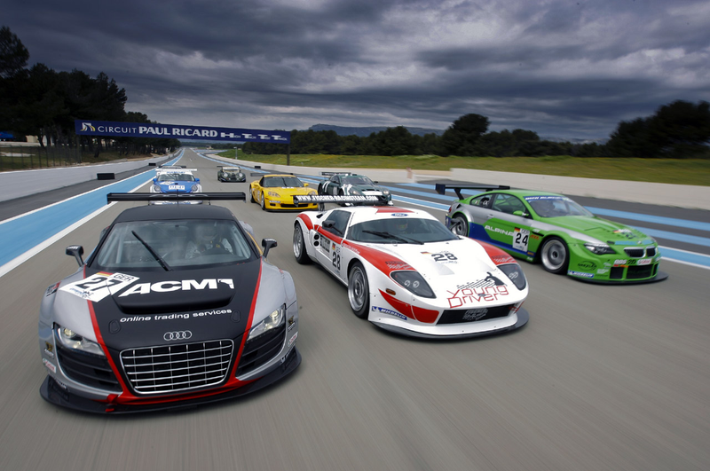 Illustration for article titled 2009 FIA GT Racers Trot Out For Spring Testing In France